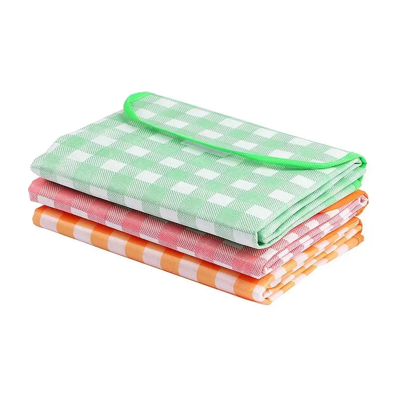 Outdoor Camping Floor Mat Sleeping Pad Foldable Picnic Mat Thickened Waterproof Beach Blanket Camping Tent Grassland Mat