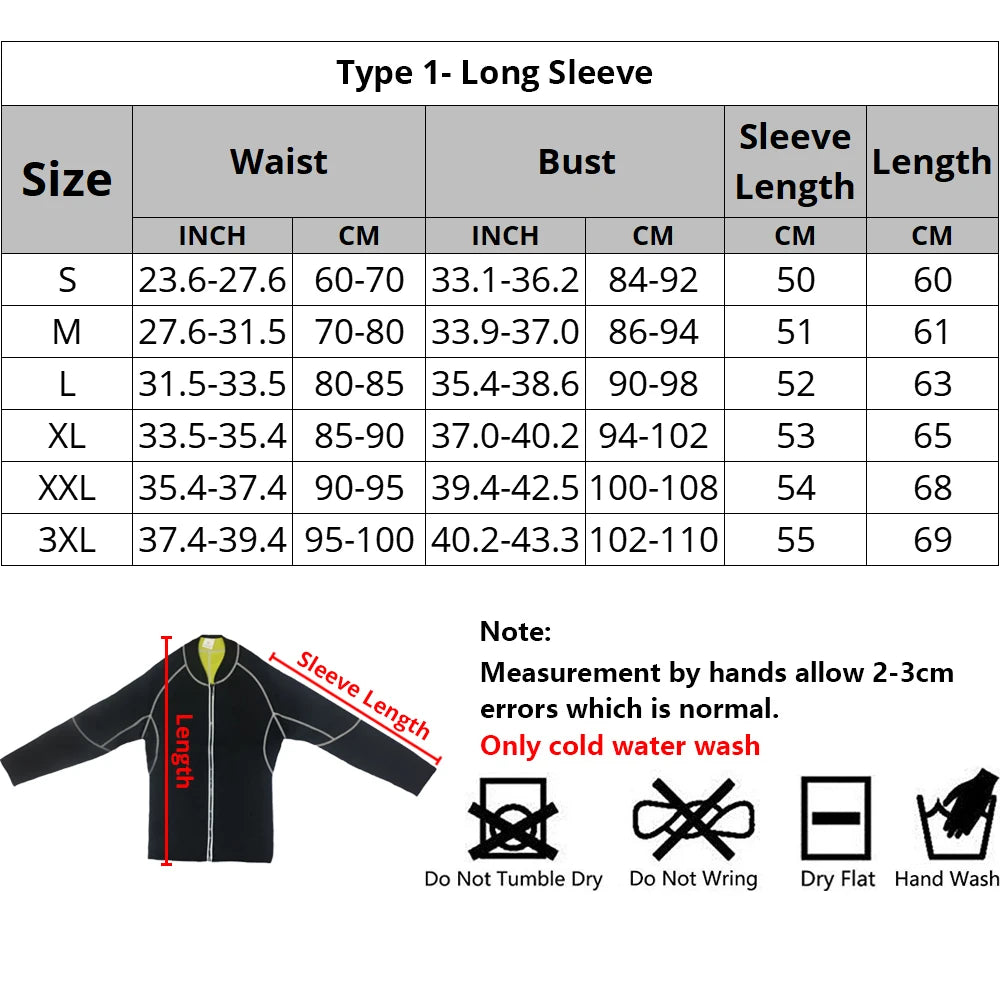 New Men Shapers Sauna Suit Neoprene Sweat Jacket Workout WeightLoss Long Sleeve Waist Trainer Body Shaper with Zipper Undershirt