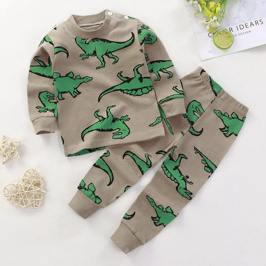 100% Cotton Infant Underwear Newborn Baby Girl Outfits  Little Boy Pullover + Trousers Sets