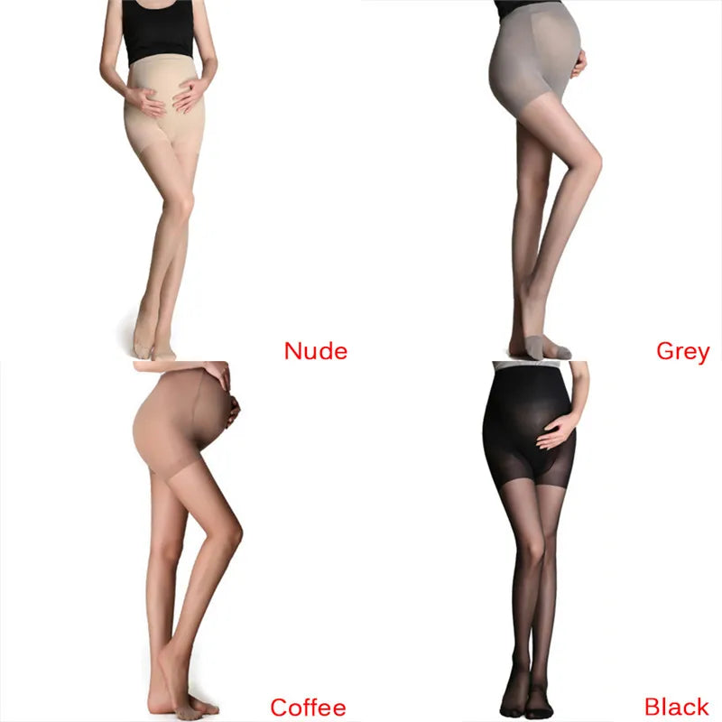 Adjustable Ultra Thin Tights Stockings High Elastic Leggings Ummer Maternity Pregnant Women Pregnancy Pantyhose