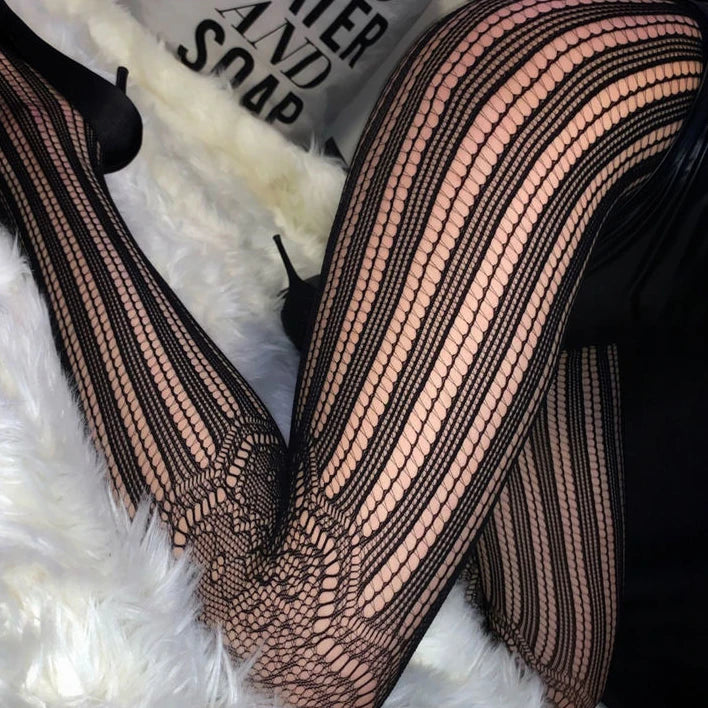 Lady Sexy Pantyhose Club Wear Fishnet Tights Plus Size Women Lingerie Classic Panty Hose 2024