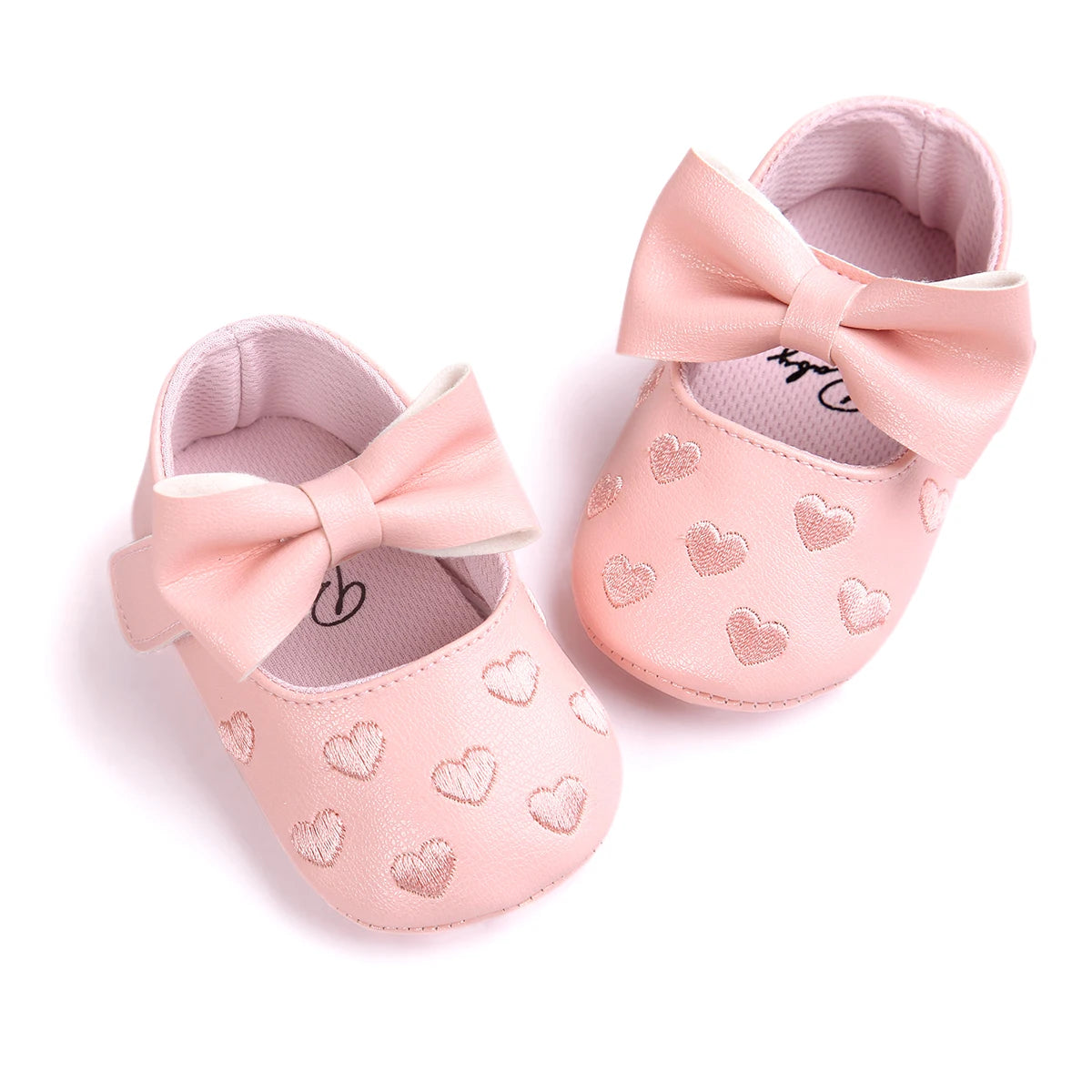 Newborn Baby Girl Shoes Bling Princess PU Leather Anti-slip Soft-sole Rubber cotton Baby First Walkers Infant Crib Shoes 0-18M