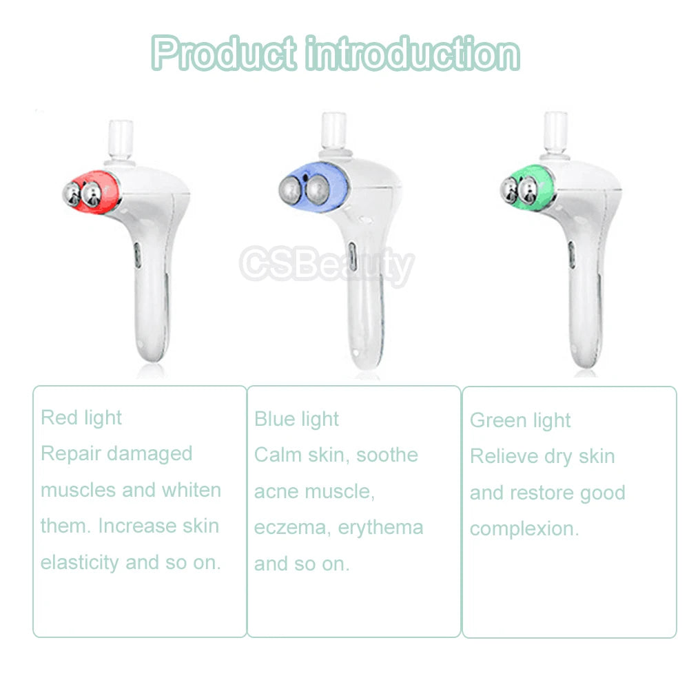 Microcurrent LED Facial Lift & Skin Rejuvenation Massager