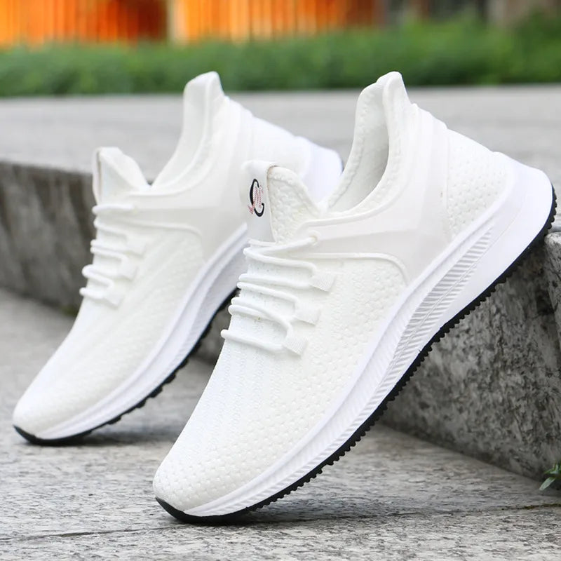 2021 new summer sports shoes men's Korean version of the trend of wild men's shoes summer breathable sports casual running shoes