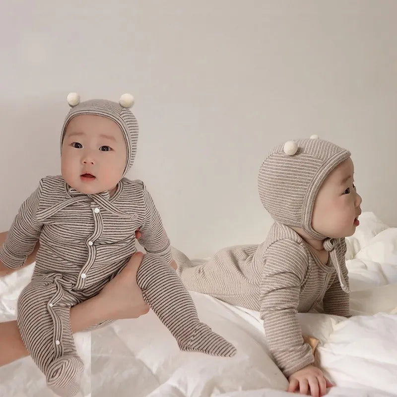 0-24M CANTREE Baby Rompers: Cozy Cotton Comfort for Your Little One