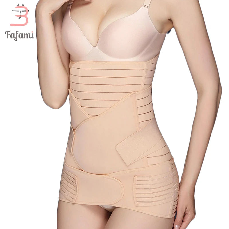 3 Pieces/Set Maternity Postnatal bandage After Pregnancy Belt Underwear Intimates Postpartum Belly Band Belt for Pregnant Women