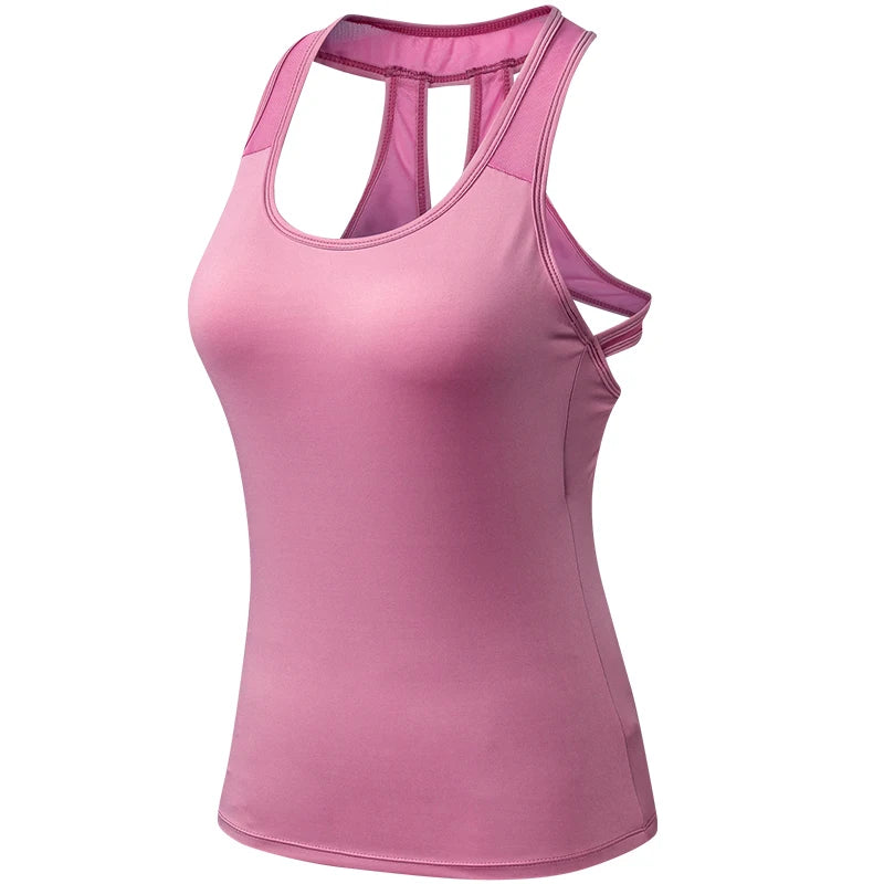 2023 Yoga Tops Vest for Women Sports Top Fitness Sport Shirt Gym Yoga Tops Female t Shirt Sleeveless Yoga Shirt Sportwear