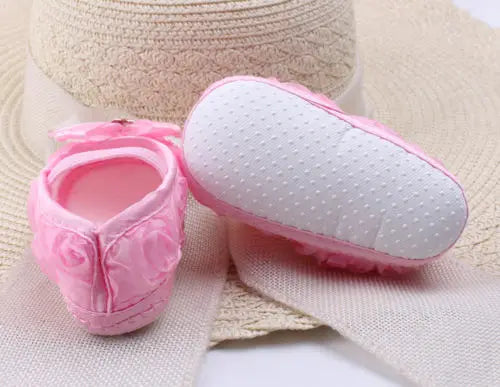 2018 Brand New Newborn Infants Toddler Baby Girl Soft Crib Shoes Moccasin Prewalker Sole Shoes Bow Lovely Cute First Walkers