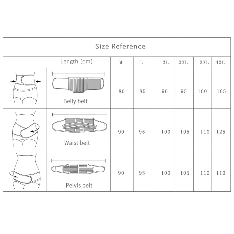 Sunveno 3in1 Belly/Abdomen/Pelvis Postpartum Belt Body Recovery Shapewear Waist Cincher Belly Bands Pregnancy Maternity Clothing