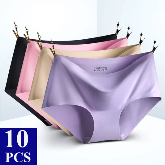 3.99$/PC 10PCS Seamless Underwear Women Sexy Panties Women Lingerie Sexy Sexy Underwear Women Underpants Tangas Briefs Bragas