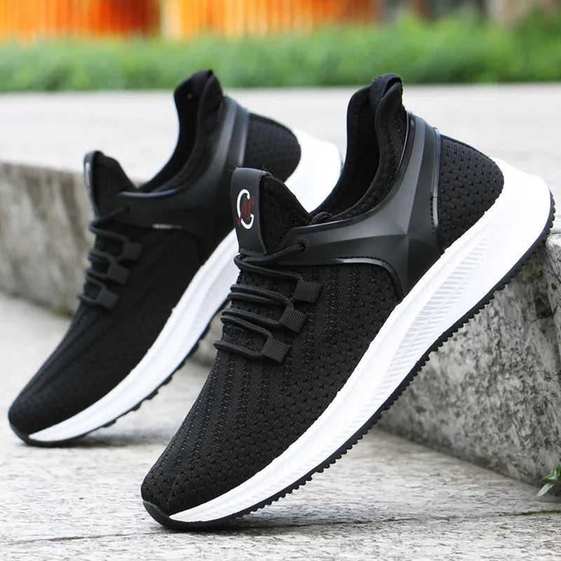 2021 new summer sports shoes men's Korean version of the trend of wild men's shoes summer breathable sports casual running shoes