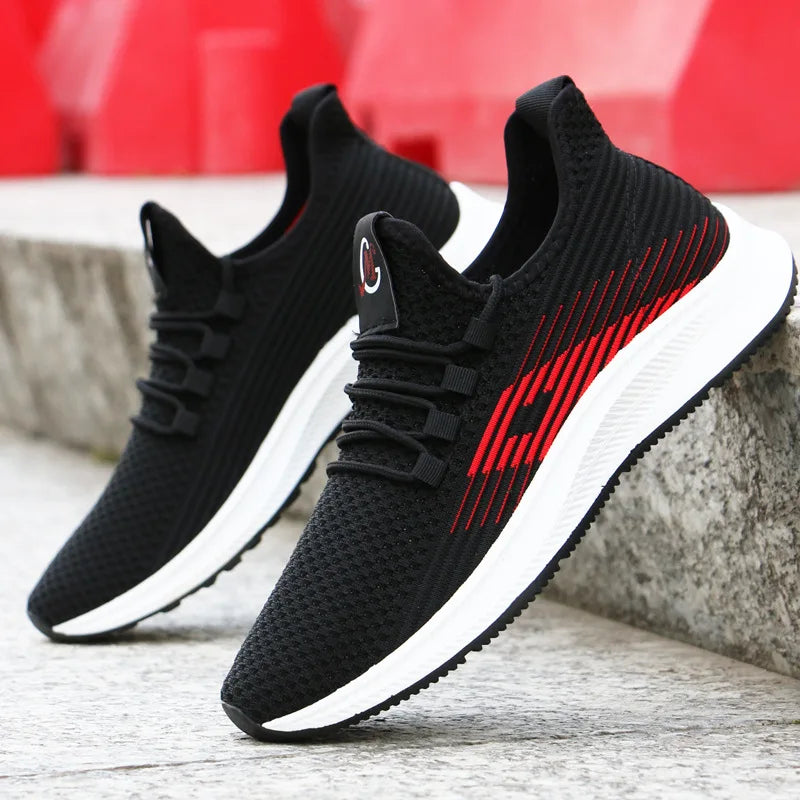 2021 new summer sports shoes men's Korean version of the trend of wild men's shoes summer breathable sports casual running shoes