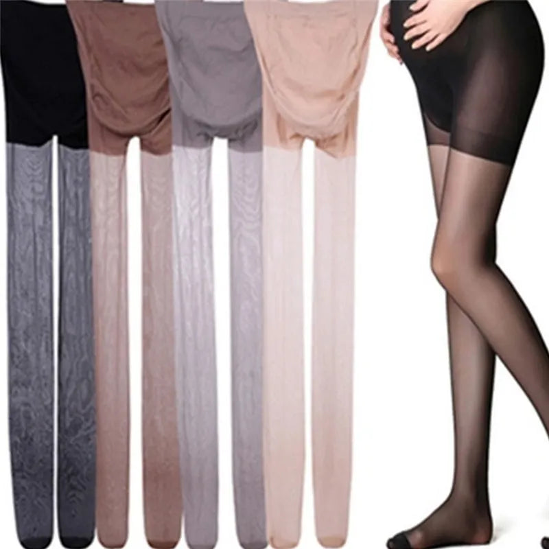 Adjustable Ultra Thin Tights Stockings High Elastic Leggings Ummer Maternity Pregnant Women Pregnancy Pantyhose