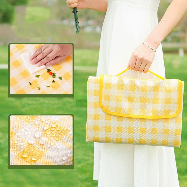 Picnic Mat Moisture Proof Pad Thickened Outdoor Camping Picnic Equipment Waterproof Portable Spring Outing Outing Foldable Picnic Blanket