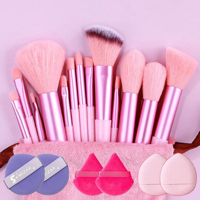 13Pcs Makeup Brushes Set Concealer Brush Blush Loose Powder Brush Highlighter Foundation Brush Super soft Women Beauty Tools