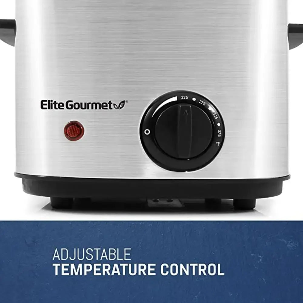 Elite Gourmet 1.5 quart Deep Fryer Stainless Steel