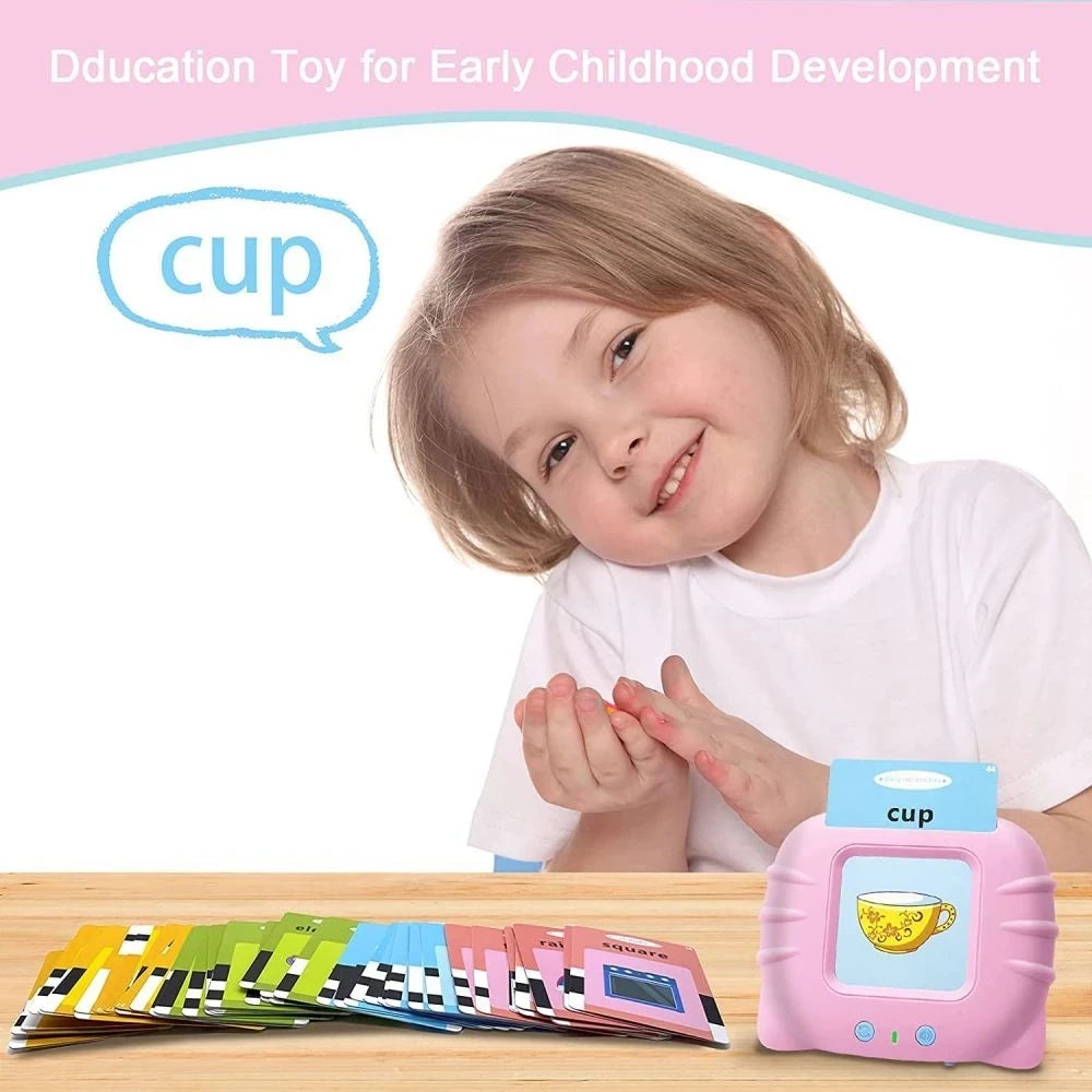 Educational Learning Talking Flash Cards Kindergarten Kids English Language Electronic Audio Book Learn English Words Toys