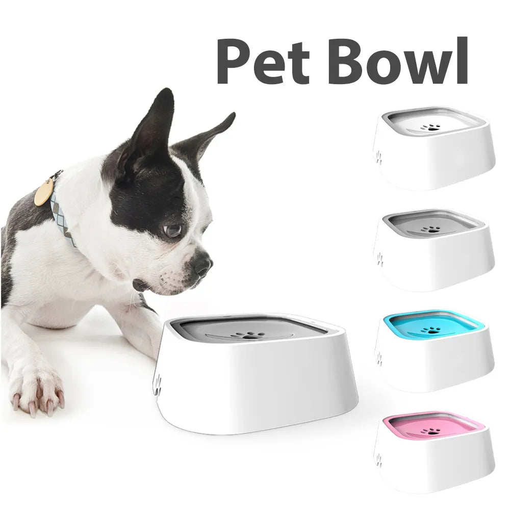 Dog Drinking Water Bowl Floating Non-Wetting Mouth Pet Dog Bowl Without Spill Drinking Water Dispenser Portable Pet Dog Cat Bowl