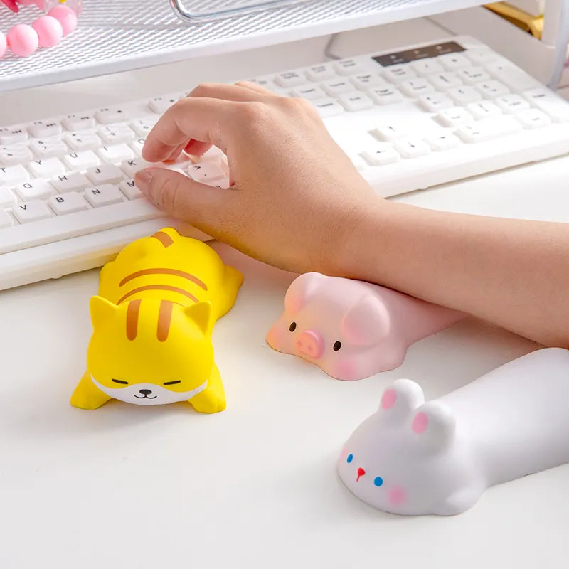 New Cute Wrist Rest Support For Mouse Pad Computer Laptop Arm Rest For Desk Ergonomic Kawaii Slow Rising Squishy Toys