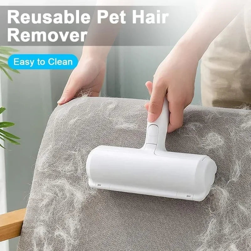 Pet Hair Remover Roller Cleaning Lint Sticky Hair Brush Cleaner Dog Cat Hair Remover Pet Supplies Brush for Sofa Clothe