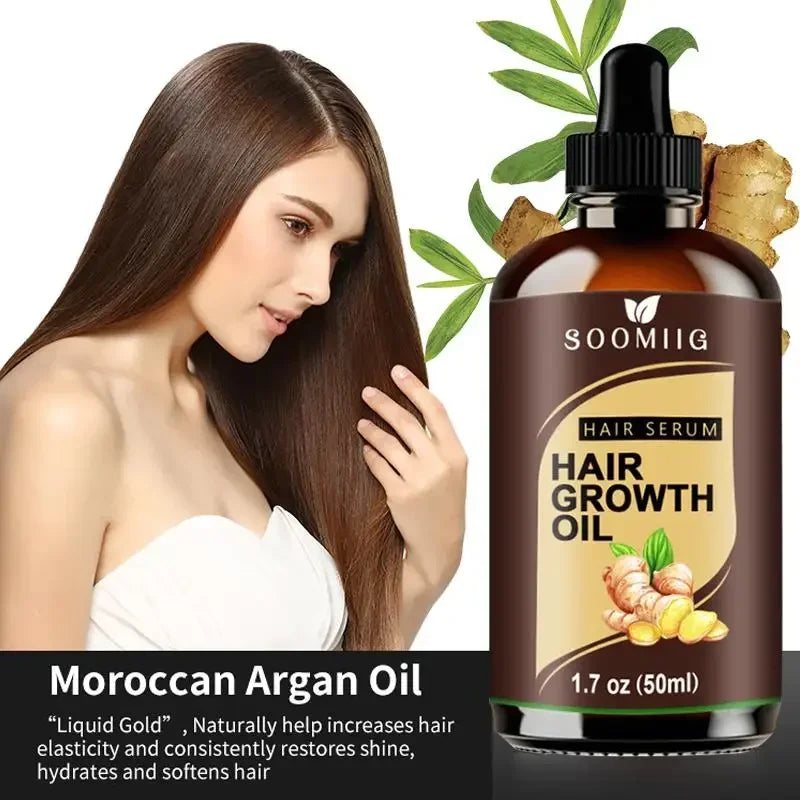 Powerful Hair Growth Oil Prevent Hair Loss Products Essence Liquid Treatment For Men And Women Repair Shampoo Hair Care 50ml