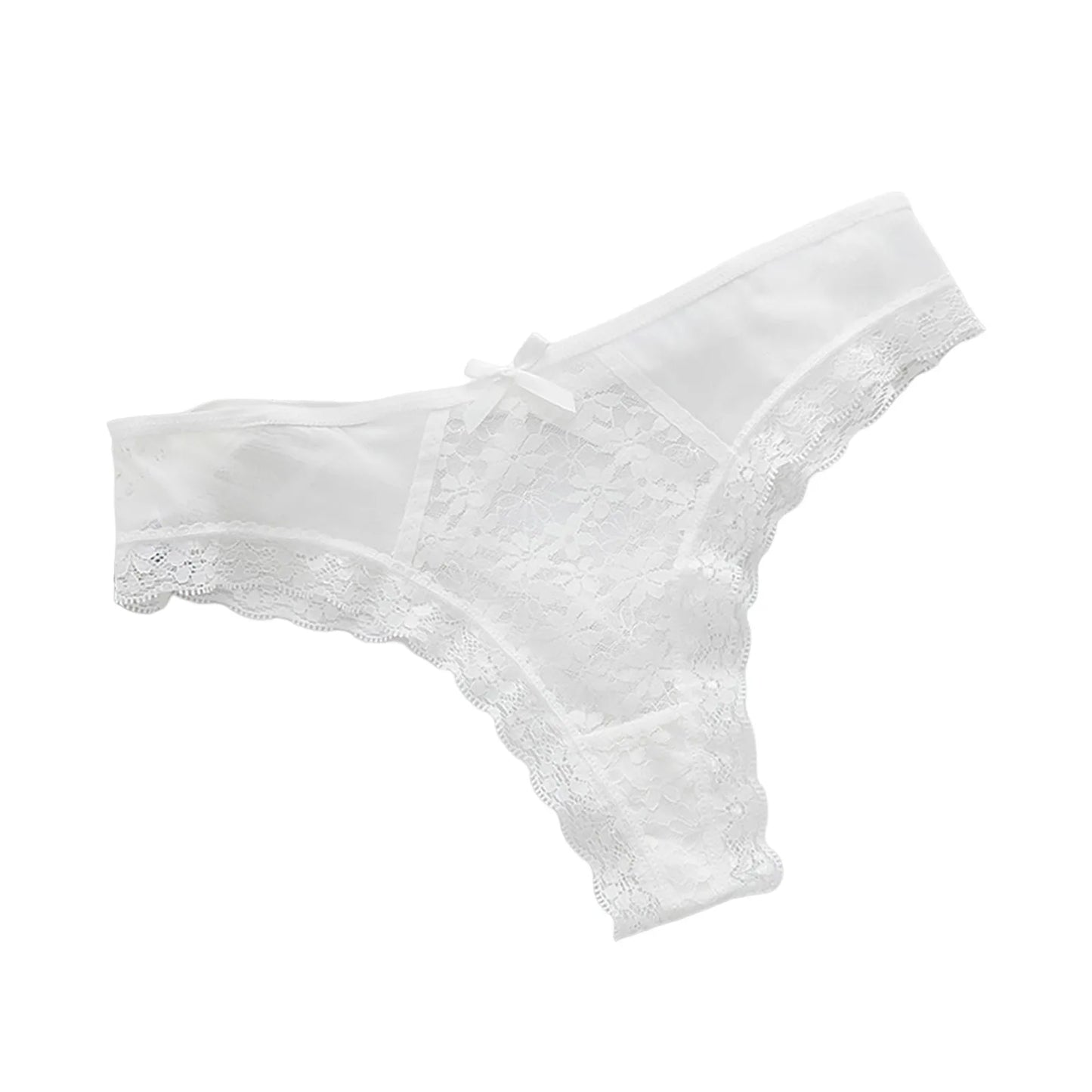 Sexy Hollow Lace Panties Hollow Bowknot Sexy Nightwear.