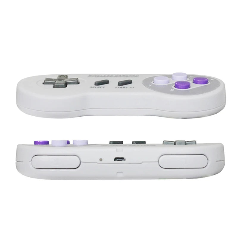 Wireless Gamepad USA Version Purple Button 2 Reciever 2.4G Joypad Joystick Controller for SNES Mini PC Windows NS Switch Phone