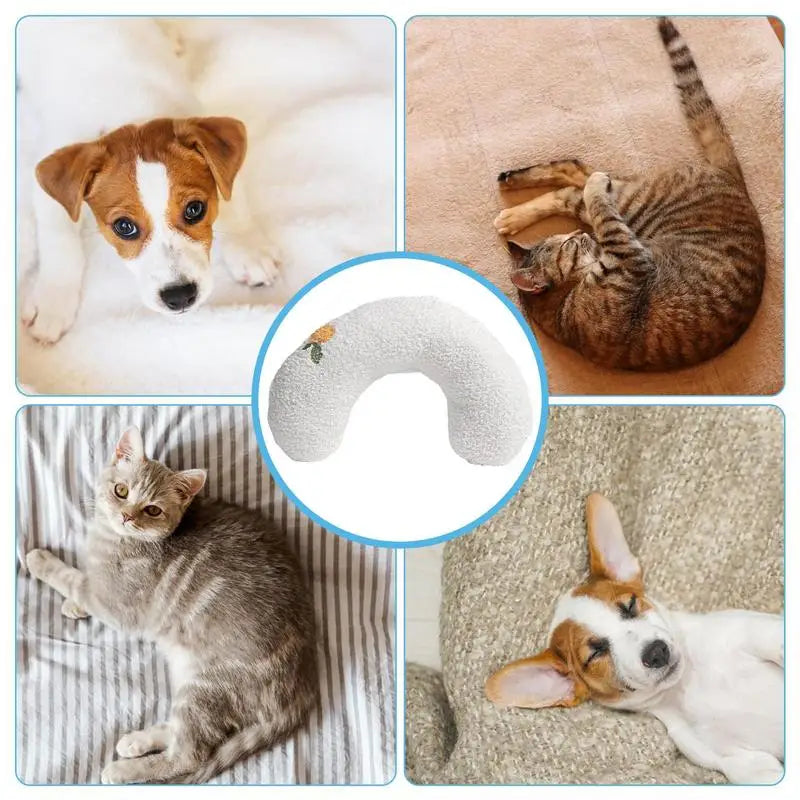 Calming Pillow For Dogs Soft Pet Pillow Cute Comfortable Cat Pillow Skin-Friendly Elastic Cushion Pet Accessories For Dogs