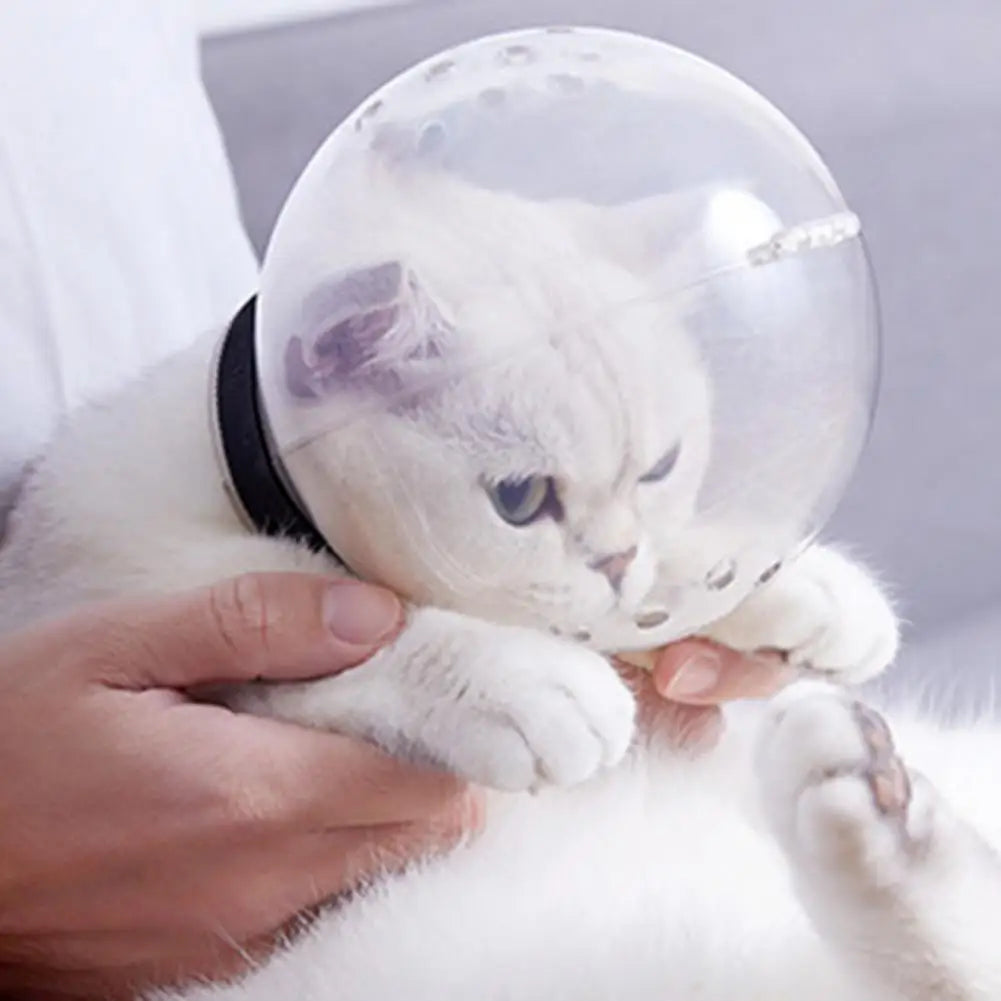 Cat Hood Ball-shaped Anti-Licking Breathable Kitten Head Protective Cover Pet Pet Care Room Supplies