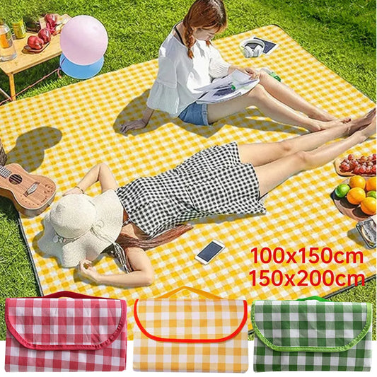 Foldable Camping Mat Waterproof Oxford Cloth Sand Beach Mats Thicken Tent Picnic Blanket Pad Moisture-proof Outdoor Picnic Mat