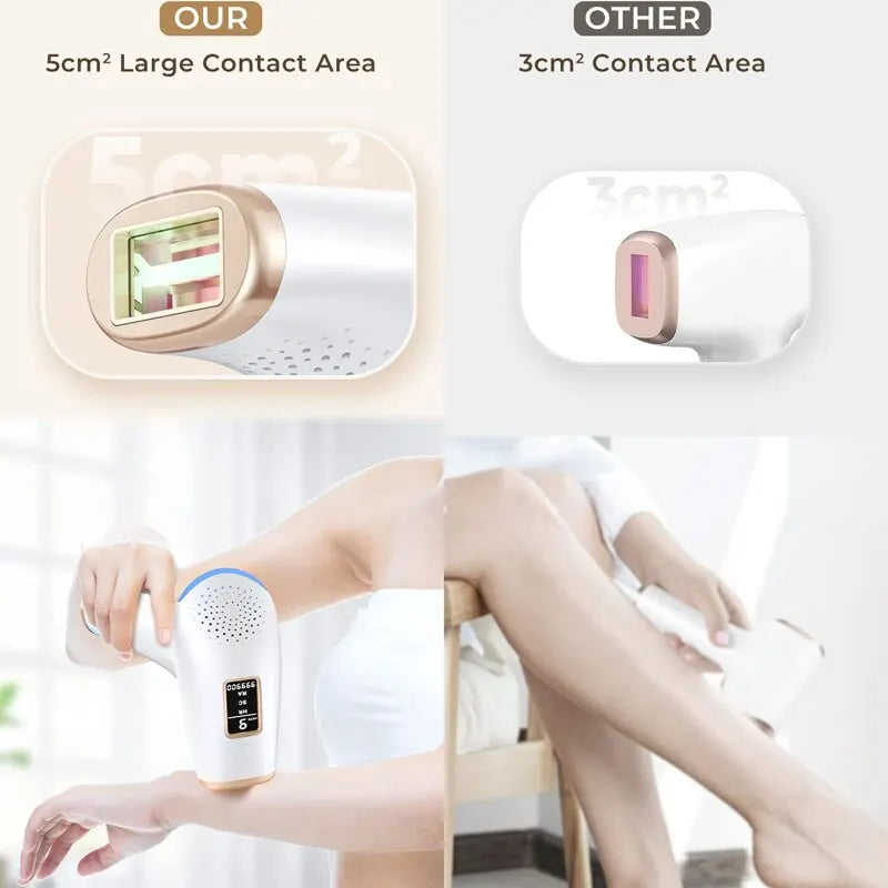 IPL Laser Hair Removal Device 999999 Flashes Dual Modes Epilator Skin Rejuvenation Anti-acne Hair Remover 3 in 1 for Women Men