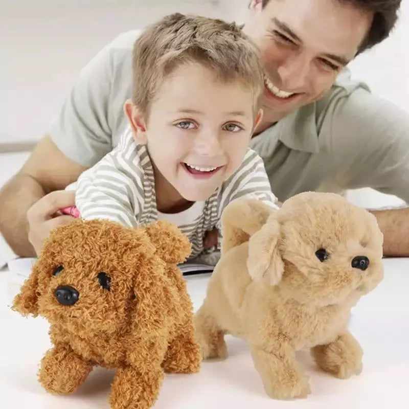 Baby Boys and Girls Electric Toy Dog. Walks Barks and Tail Wagging