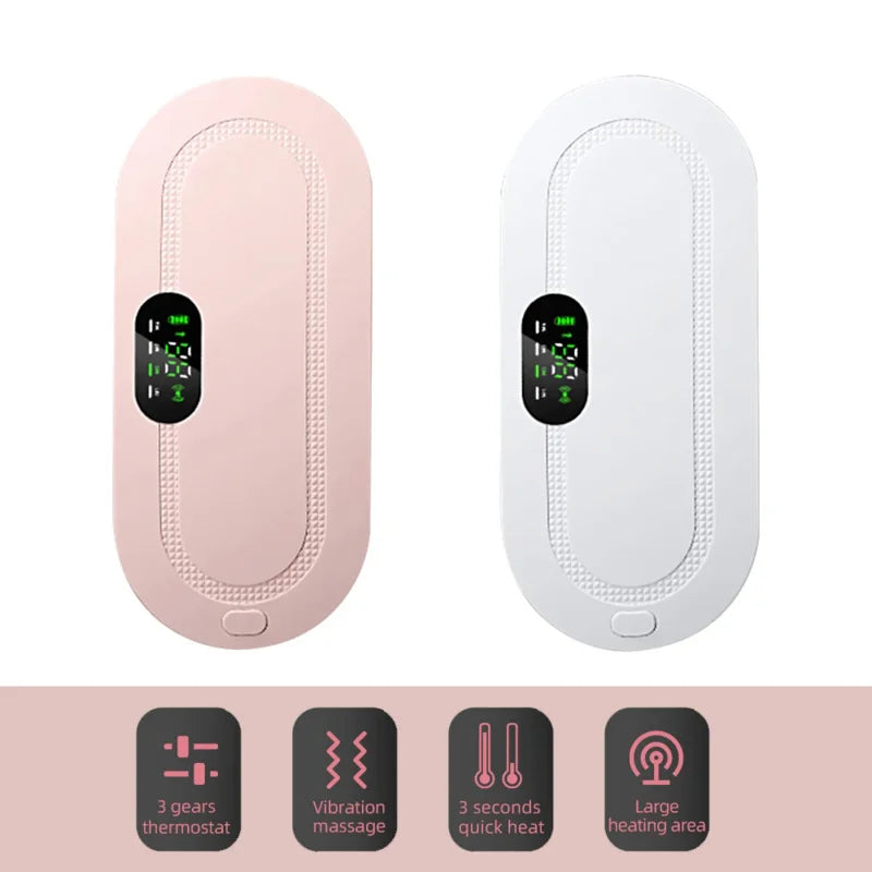 New Portable Menstrual Heating Pad Warm Palace Waist Belt Period Cramp Massager Menstrual Heating Dysmenorrhea Relieving Belt