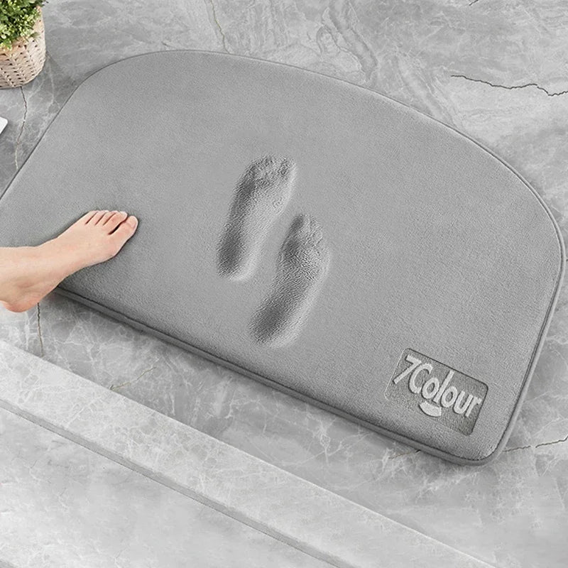 Bath Rug Mat Non-Slip Absorbent Bathroom Rug for Home Decor Carpet Soft Shower Foot Pad Tapis Salle De Bain Alfombra 욕실 발매트 화장실