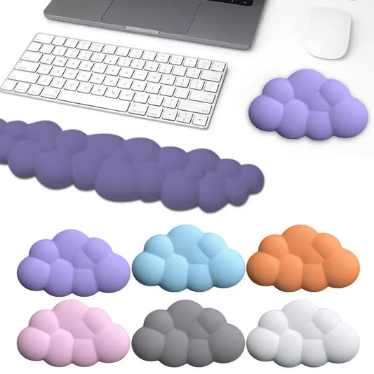 Cloud Wrist Rest Pad Ergonomic Mouse Wrist Support Holder for Pain Relief Non-slip Super Soft Silicone Hand Rest Cushion for Off