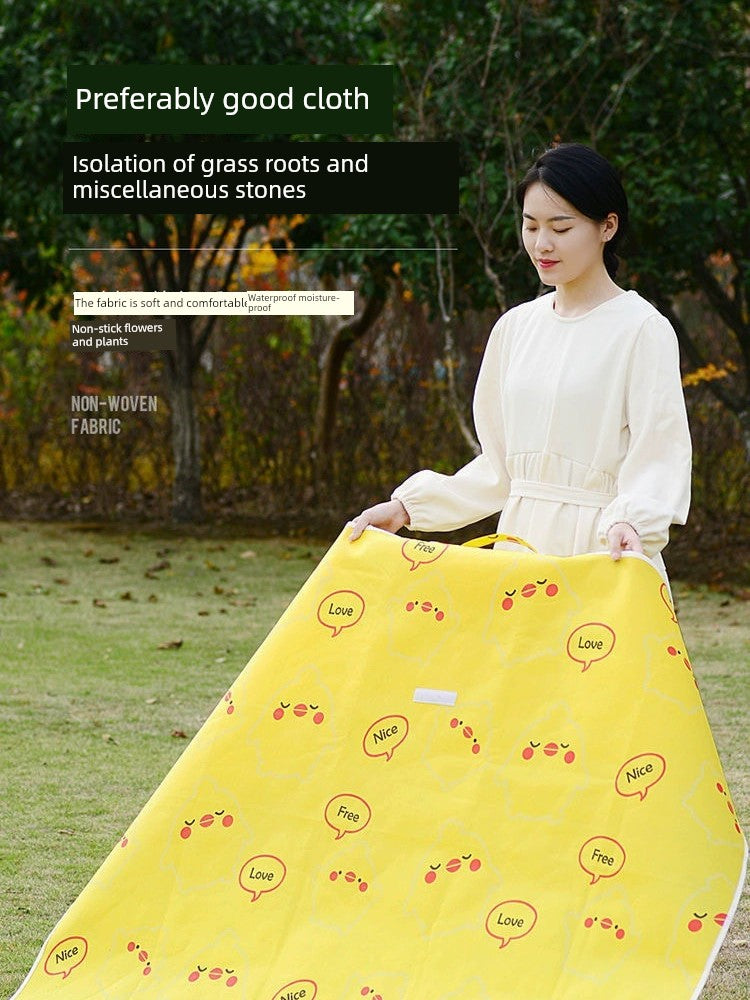 Camping Guest Ruke Outdoor Camping Picnic Mat Groundcloth Floor Mat Portable Waterproof Thickened Picnic Lawn Spring Outing