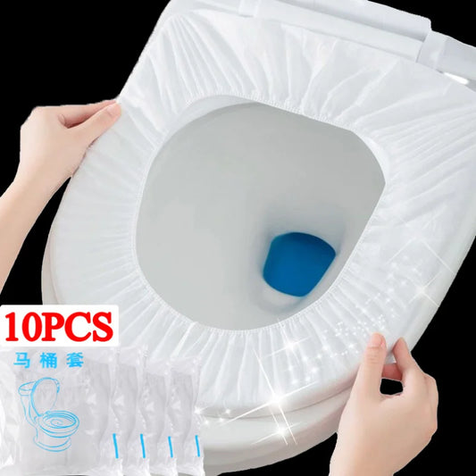 5/10PCS Disposable Toilet Seat Bathroom Toilet Seat Cover Portable Safety Travel Bathroom Toilet Paper Pads Bathroom Accessories