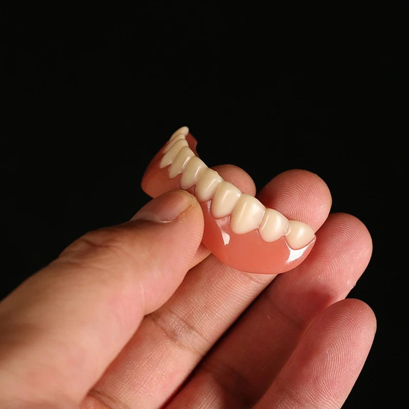 False Teeth Silicone Upper Lower Veneers Perfect Laugh Veneers Dentures Paste Fake Teeth Braces Comfortable Teeth Orthodontic