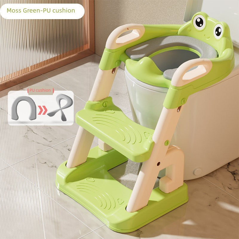 Staircase Style Girl Pad Cover Potty Seat Children's Toilet