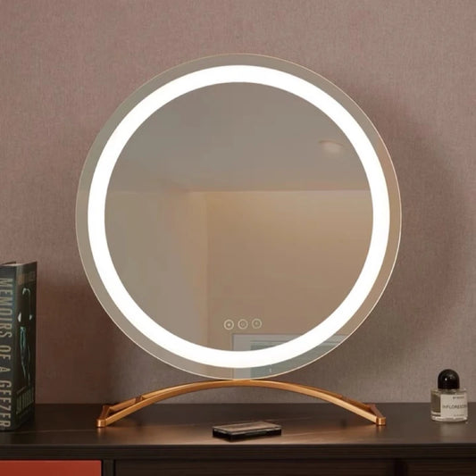 Makeup Mirror with Lights Lighted Cosmetic Vanity Mirror with Led Lights for Dressing Bedroom Tabletop Best Gifts for girl women