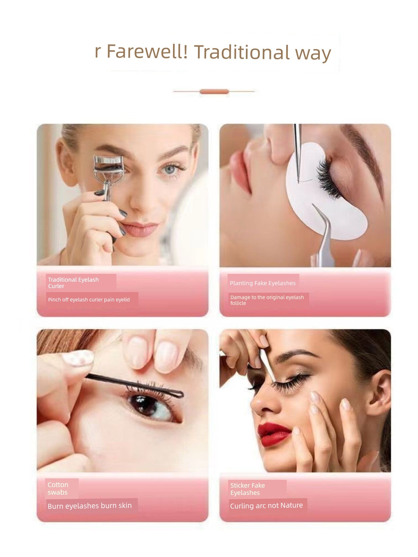 "Yi Mengling Electric Heated Eyelash Curler with Intelligent Temperature Control"