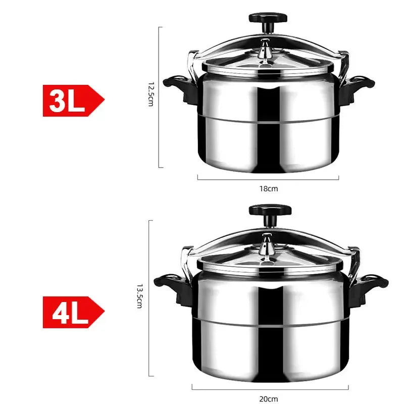 3L Aluminum Safe Explosion Proof Pressure Cooker Super safety lock Pressure Cookers Cooking Pots for Gas Cooker