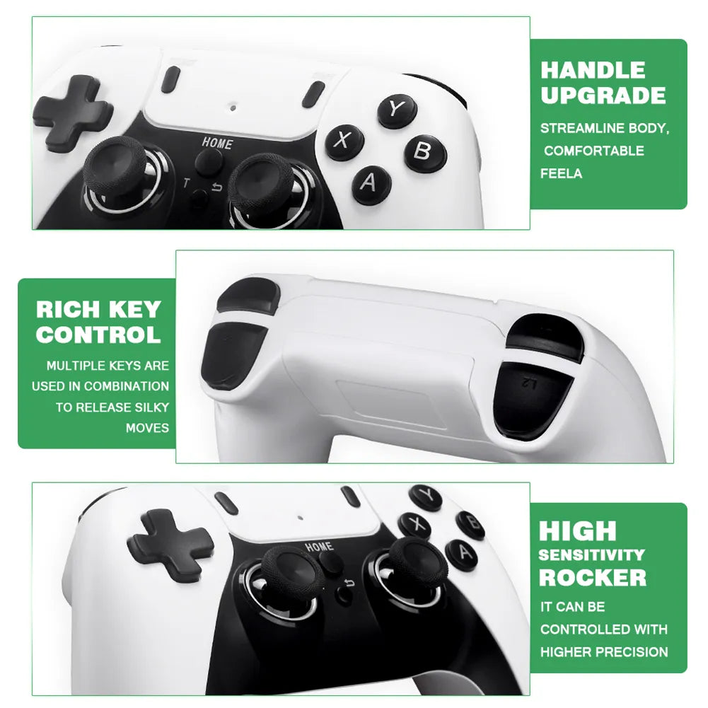 4-1PCS M8 PLUS Gamestick Video Game Console 2.4G Dual Wireless Controller Game Stick 4K 20000 Games Retro Game Console Boy Gifts