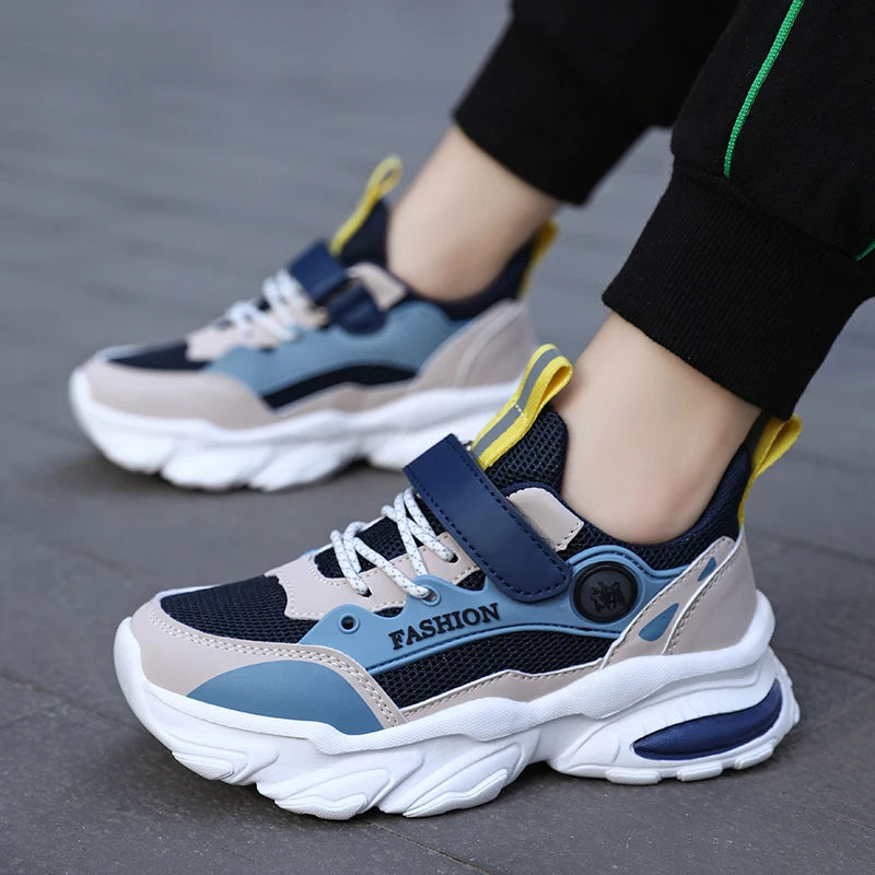 2024 New Spring Summer Children Sports Shoes Breathable Boys Girl Fashion Sneakers Comfortable Soft Bottom Kids Running Shoes