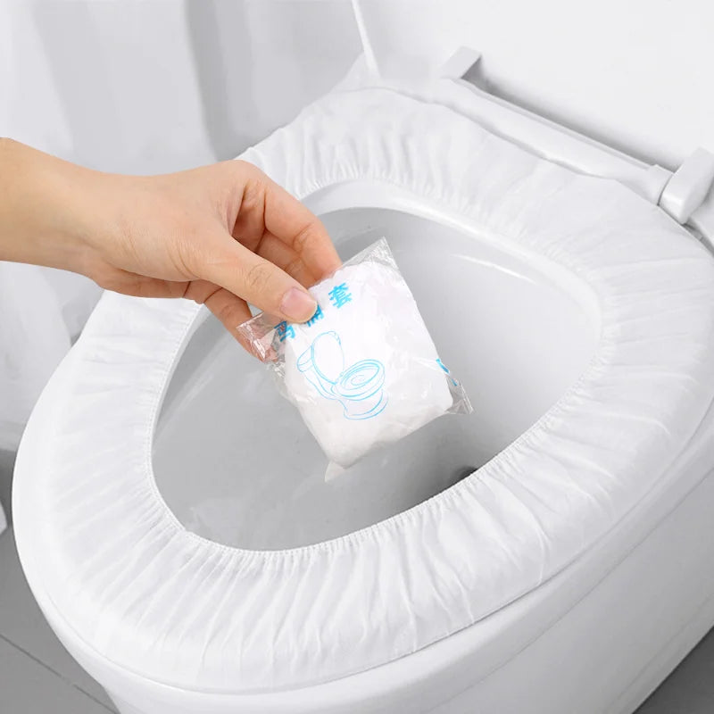 5/10PCS Disposable Toilet Seat Bathroom Toilet Seat Cover Portable Safety Travel Bathroom Toilet Paper Pads Bathroom Accessories