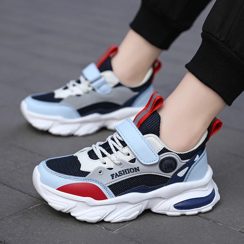 2024 New Spring Summer Children Sports Shoes Breathable Boys Girl Fashion Sneakers Comfortable Soft Bottom Kids Running Shoes