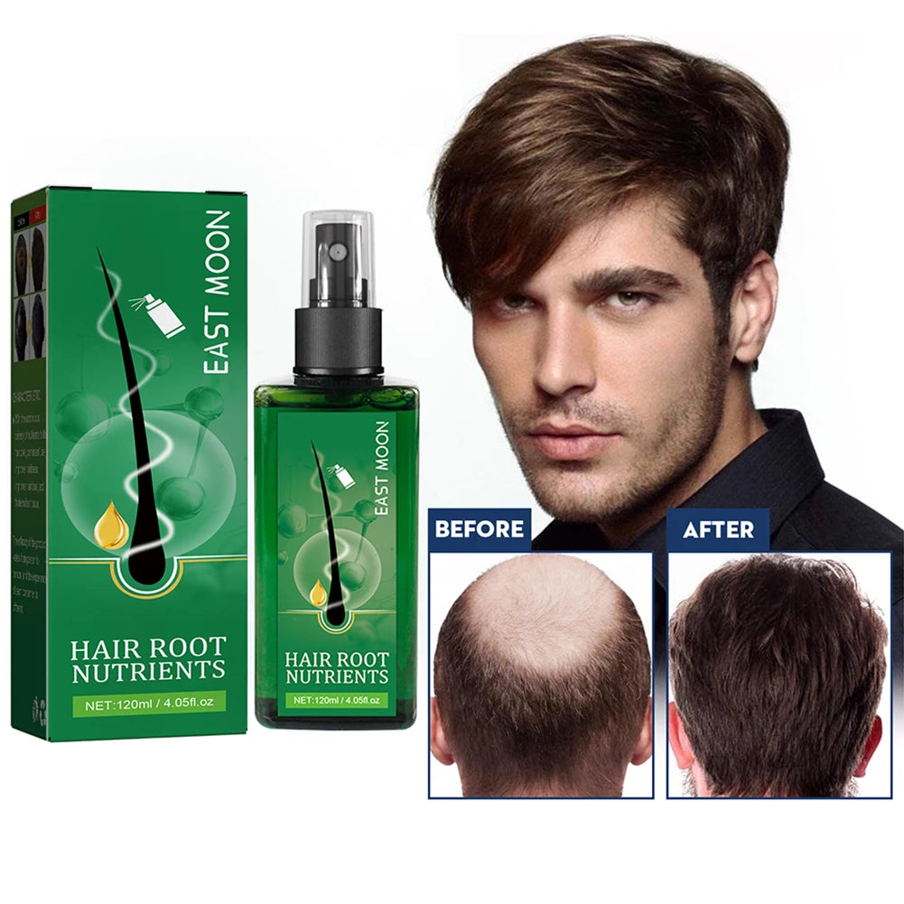 120ml Male Hair Growth Liquid Natural Powerful Hair Essence Repairs Hairroots Hair Regrowth Nutrients Household Use