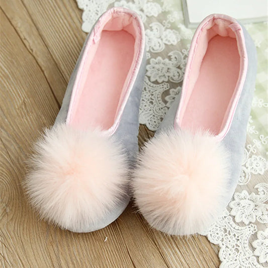 Hot Sale Women Indoor Wear Shoes Home Slippers Sweet Looking Two Colors Spring Autumn Wear Fashion  Style Comfortable Wear