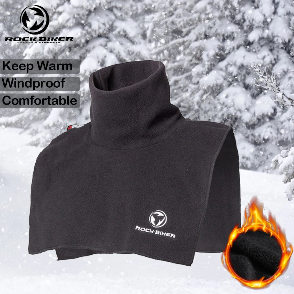 Winter Bib Moto Riding Snow Skiing Thickened Neck Warmer Cover Warm Scarf Motorcycle Scarf Face Mask Thermal Wrap Bib Headwear