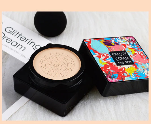 Magic Foundation Mushroom Head Air Cushion CC Cream Waterproof Brighten Foundation Cream Women Base Makeup Face Korean Cosmetics